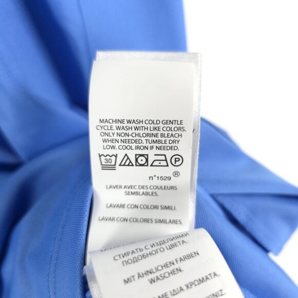 NWT RLX RALPH LAUREN Golf 2/15 HRBR BLUE Cap Sleeve Pique Shirt Size S - Picture 14 of 16